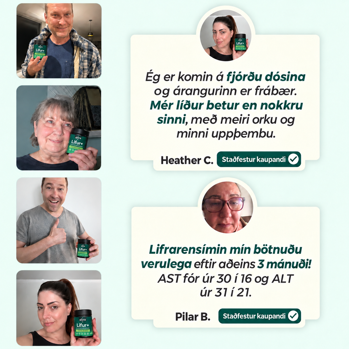 ELYRA Lifur+ – lifrarstuðningur, 60 hylki